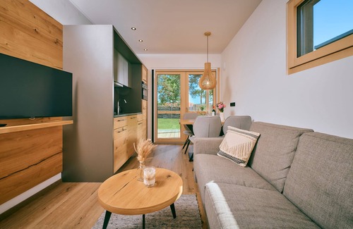 Steinberg am See Apartment | Chalet 55qm zum Entspannen mit Sauna und Whirlpool