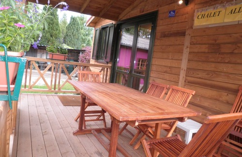 Ranspach Ski Chalet | Chalet ALOYA in a campsite with swimming pool, Hamamm, Sauna, etc.