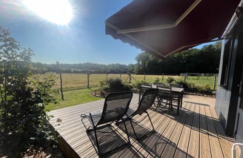 Saint-Denis-sur-Ouanne House | Chalet au calme avec terrasse sur belle propriété