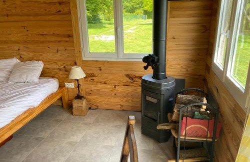 Manou Ski Chalet | Chalet autonome à louer sur terrain de loisir de 2000m2 avec étang privé