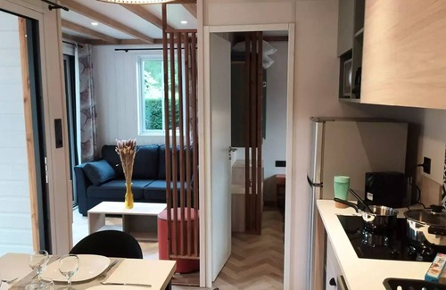 Saint Maime House | Chalet Badiane Premium + 35m2 (2x - 4/6 pers) + Terrasse 19m2 + LV + TV + 2SDB + Clim 6 persons