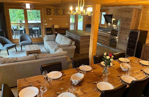 La Cote-d'Arbroz Ski Chalet | Chalet Balata - Charming chalet with hot tub and views