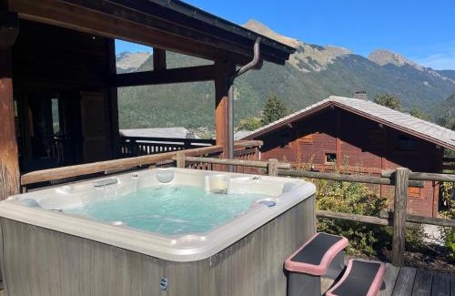 La Cote-d'Arbroz Ski Chalet | Chalet Balata - Charming chalet with hot tub and views