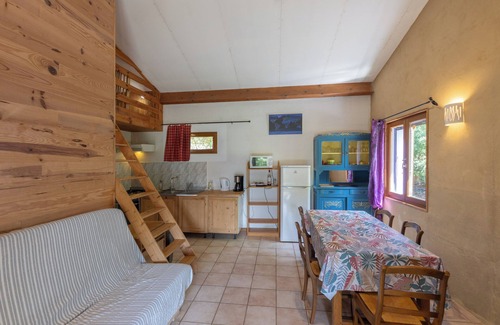 Darbres Ski Chalet | Chalet 'Bleu 6 Personnes Piscine' with Mountain View, Private Terrace and Wi-Fi