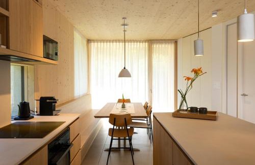 Ribcev Laz Villa | Chalet Bohinj Bliss Wellness and view of Triglav