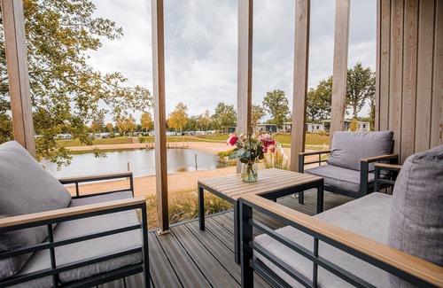 Leuken Ski Chalet | Chalet by Beach and Harbor with Terrace