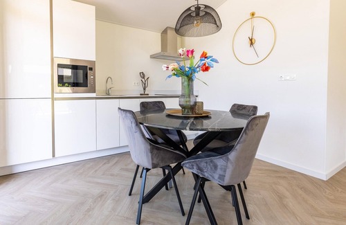 Municipality of Veldhoven Ski Chalet | Chalet by Pond in Holiday Park