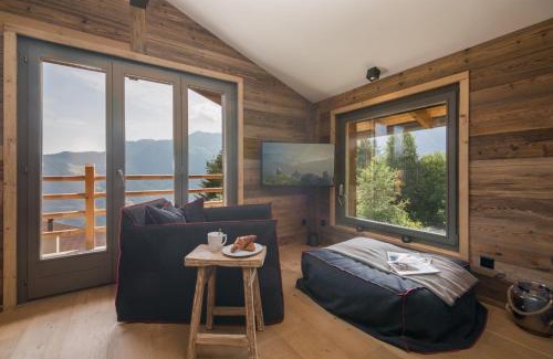 La Tzoumaz Ski Chalet | Chalet Capricorne Alpine Chique Sauna