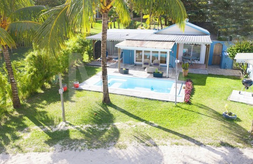 Surinam House | Chalet Cardinal, private pool and lonely beaches