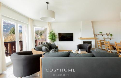 Lens Ski Chalet | Chalet des Alpes - Sunset View - Crans-Montana