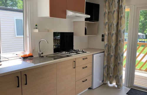 Mittelhof Apartment | Chalet Feuersalamander - Camping in the oak forest - Camping - Chalets