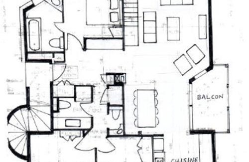 Saint-Martin-de-Belleville Apartment | Chalet confortable 10 pers. au centre de St Martin de Belleville, proche téléski et commodités - FR-1-452-67