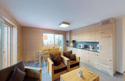 Nendaz Apartment | Chalet in Veysonnaz with Ski-In/Ski-Out Access