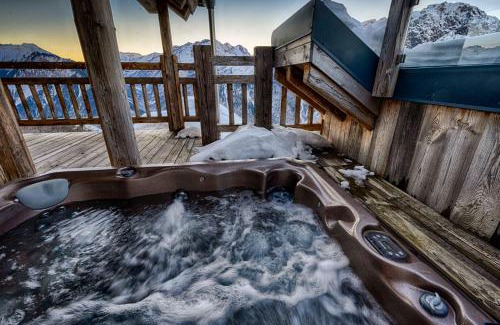 Villard-Reculas Ski Chalet | Chalet Le Perchoir, Spa, Sauna, sur les pistes