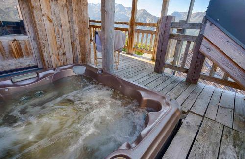 Villard-Reculas Ski Chalet | Chalet Le Perchoir, Spa, Sauna, sur les pistes