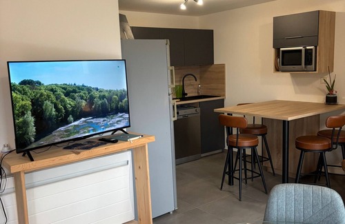 Vacheresse Apartment | Chalet Les Mios, at Isa, with view between lake and mountains, private terrace and Wi-Fi