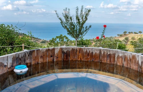 Tusa RV Rental | Chalet "Limone" with Private Pool, Private Terrace & Wi-Fi