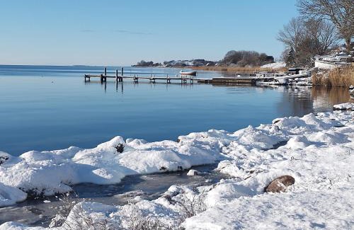 Middelhagen Apartment | Chalet Möwenblick Rügen mit Meerblick, Sauna und Kamin