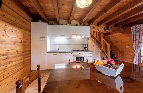 Alex Ski Chalet | Chalet 'Mitoyen 4 Personnes' with Mountain View, Private Terrace and Wi-Fi
