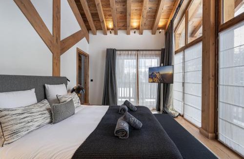 Saint-Maximin Ski Chalet | Chalet neuf avec piscine, sauna et proche des pistes à Courchevel Village - FR-1-562-49