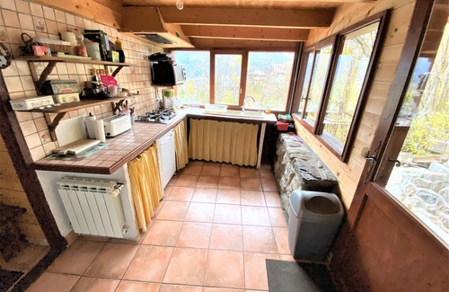 Risoul Ski Chalet | Chalet 'Pierre-vue Sur Le Pelvoux' with Mountain View, Private Garden and Balcony