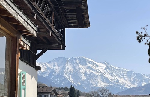 Sallanches Ski Chalet | Chalet Savoyard vue Panoramique et vue Mont Blanc