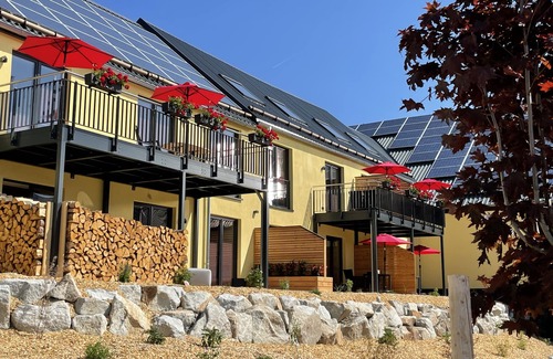 Feilitzsch Ski Chalet | Chalet vacation apartment "Ährenglück", 70 sqm & wellness/fitness/sauna - Bergrödelhof