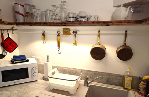 Castelnaud-la-Chapelle Apartment | CHAMBRE du SABOTIER - Semi-troglodytic studio - Swimming/canoeing/biking 100 m'away