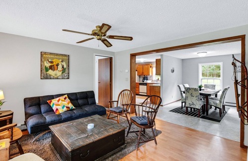 Bethel House | Chandler Hill Base Camp - Enjoy A Nature Getaway In This Rustic Home In The Mountains, 10 Minutes From Sunday River Ski Mountain! 4 Bedroom Home by RedAwning