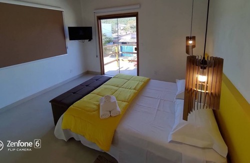 Sao Jorge Apartment | Chapada dos Veadeiros-tronco do Ipê-suíte Amarelo