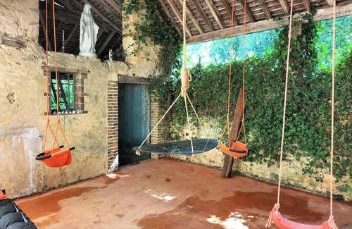 Longny-au-Perche House | Chapel/romantic dinette by the fire in winter, by the water in summer