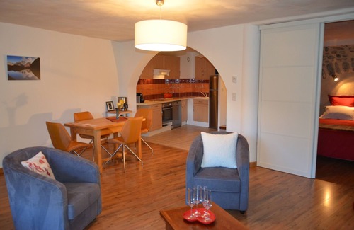 Molines-en-Queyras Apartment | Character apartment, view of mountains in farm house nineteenth rénov