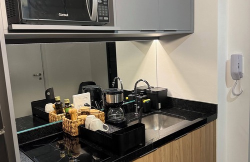 Sao Paulo Apartment | Charmoso Studio Perto do Ibirapuera, Região Cult e Segura em São Paulo