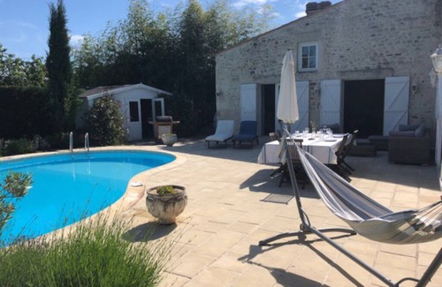 Saint-Gregoire-d'Ardennes House | Charming home in the vineyards of Cognac with a swimming pool for 8 persons