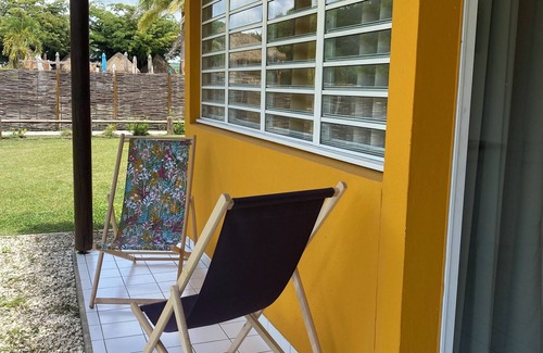 Marie-Galante House | Charmant Bungalow Avec Accès Direct Avec la Plage ! Studio Lilo 340