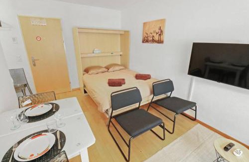 Leukerbad Apartment | Charmant studio proche du centre