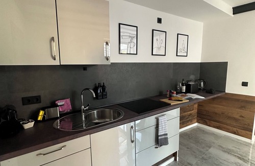 Mainz-Bingen Apartment | Charmante Ferienwohnung mit Großer Dachterrasse & Wintergarten