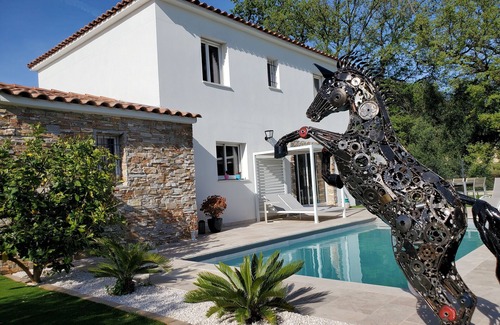 Puget-sur-Argens Villa | Charmante Villa Cosy 6 Personnes Avec Piscine Privée