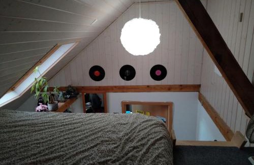 Nenzlingen House | Charmantes Western-Zimmer mit Veranda auf dem Raihof
