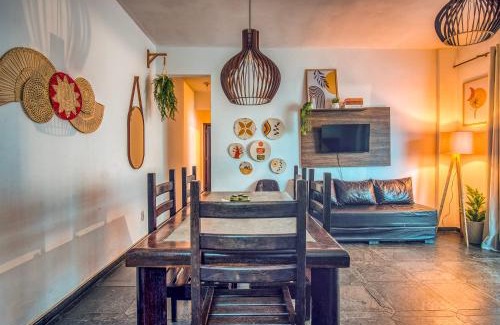 Vila Nova Apartment | Charme a 7 min a pé da Praia do Forte, Completo