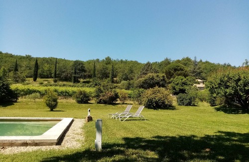 Lacoste House | Charme D'un mas en Luberon, Calm, Panoramic view, Swimming pool, Fireplace