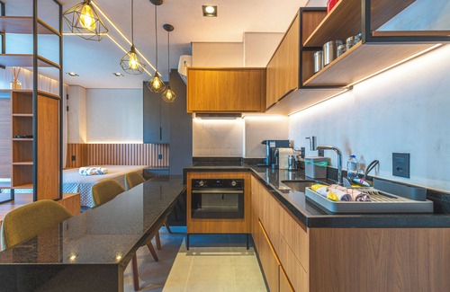 Vila Olimpia Apartment | Charming 1-bedroom apartment in superb Vila Olímpia São Paulo with AC, WiFi