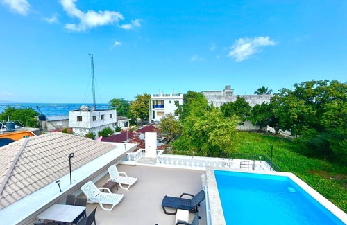 Rio San Juan Apartment | Charming 1-bedroom apartment with AC Rooftop pool, WiFi in soothing Río San Juan