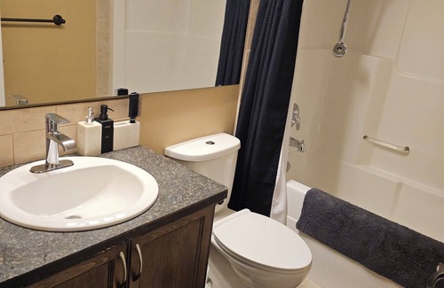 Red Deer House | Charming 1 bedroom rental in a family home in fabulous Red Deer-WiFi, AC & 65"TV