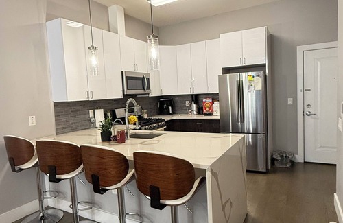 Jersey City Apartment | Charming 1-bedroom apartment in brilliant Jersey City with WiFi, AC