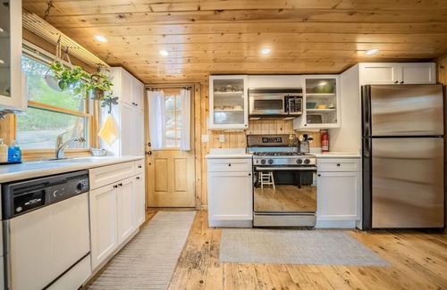Estes Park Cabin | Charming 100 year old cabin w/hot tub & fireplace