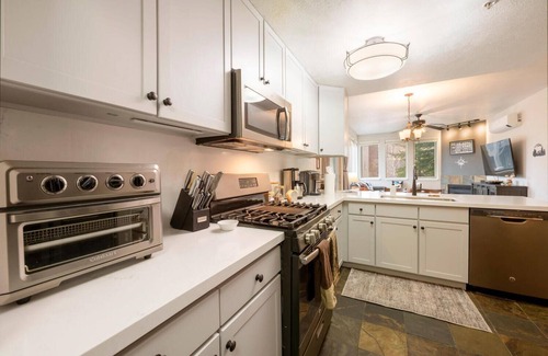 Gorgosa Condo | Charming 1BD/2BA w/Sofa Bed Mountain Retreat Close to Skiing, Shopping, & Dining