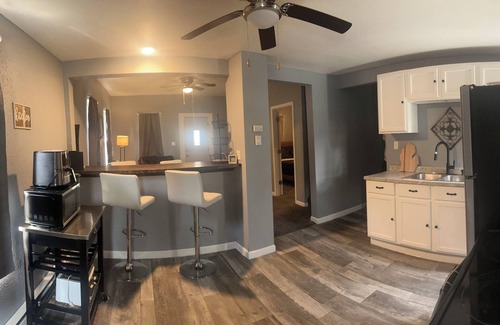 Bay City House | Charming 2-bdrm house w WiFi, game room, & outdoor fire pit in Bay City