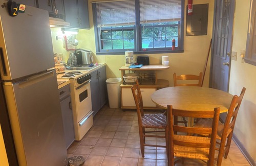 McMillan Hidden Valley Cabin | Charming 2-bedroom cabin on babbling brook in delightful Hendersonville with AC
