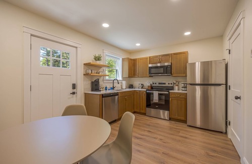 Ellsworth Apartment | Charming 2-bedroom apartment nestled in a quiet neighborhood with nearby stream.